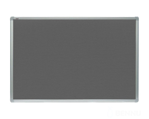 Доска текстильная серая настенная 120х180, 2x3, TTA1218C